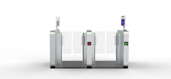 kaufen 1400 X 10 X 1000 mm Schrankgröße Speed Gate Barrier Drehkreuz, angetrieben von DC 24 V Servoantrieb online manufacture