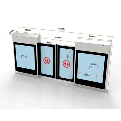 kaufen High-Speed Railway Stations Stainless Steel Automatic Sliding Door mit Werbebildschirmen online manufacture