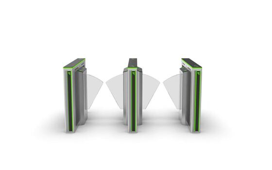 kaufen Gesichtserkennung QR-Code Klappen-Drehkreuz Anti-Einklemmen und Anti-Tailgating Sicherheits-Drehkreuz-Schranke für Schulen online manufacture