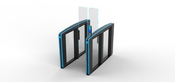 kaufen High-End-Schnellgeschwindigkeits-Gate Lane Flap Turnstile Barriere für Flughafen-Zugriffskontrolle Swing Gate Turnstile Speed Gate Flap Barriere online manufacture