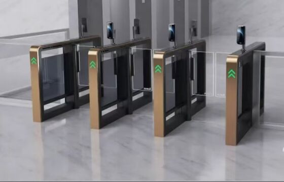 kaufen Robuste Speed Gate Drehkreuz aus Materialien, die Langlebigkeit und Vandalismusresistenz in städtischen Transitstationen gewährleisten online manufacture