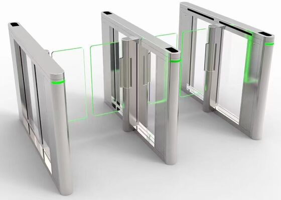 kaufen Edelstahl-Geschwindigkeits-automatische Drehkreuz-Schwingbarriere-Tor-Zugangskontrollsystem für Vergnügungspark online manufacture