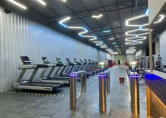 Besorgen Automatisches Schwingtor für den Zugang zum Fitnessstudio mit QR-Gesichtserkennung online manufacture