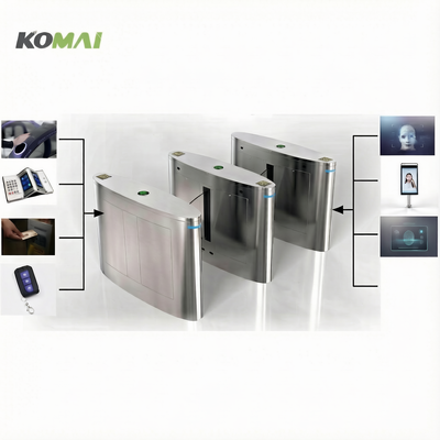 Besorgen 304 Edelstahl-Flap Barriere Drehscheibe mit IC-Karten-Zugriff und 35 Personen/Min Durchlaufgeschwindigkeit online manufacture