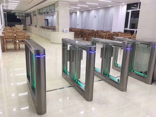 kaufen Dual Direction Half Height SUS 304 Swing Barrier Turnstile online manufacture