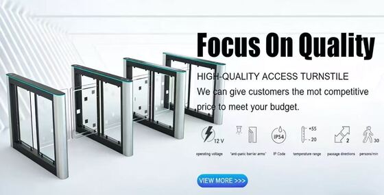 Guter Preis Schnelldrehkreuz mit Richtungsanzeige und LED-Leuchten zur deutlichen Anzeige des Durchgangsstatus und Verbesserung der Benutzererfahrung Online