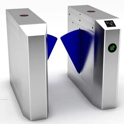 Guter Preis Supermarkt-Klappen-Sperrentor RFID-Zugangskontrolldrehkreuz-Sicherheitstor Online