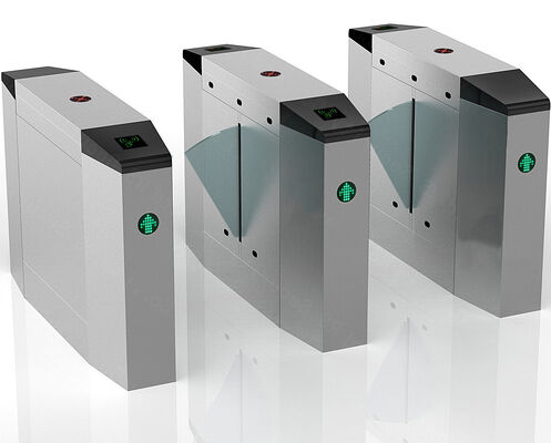 Guter Preis Sperren-Drehkreuz-Tor-Wing Direct Drive Optical Flap-Sperren-Tor des Schwingen-316SS Online