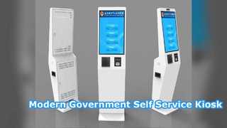 Effiziente Self-Service-Terminallösung für die Lobby der Regierung