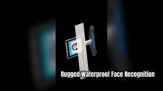 Robuste, wasserdichte Zeituhr mit Gesichtserkennung nach IP66