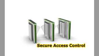 Klappensperren-Drehkreuz-Sicherheitstor-Zugriffskontrolle